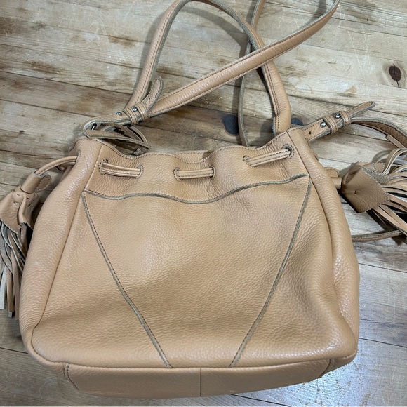 Linea Pelle Leather Patchwork Two Way Bag - Picture 2 of 13